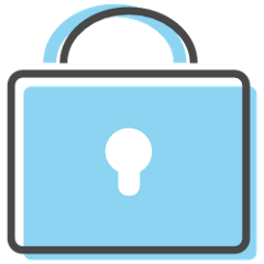 Layer2 Cloud Connector security icon: a blue lock.