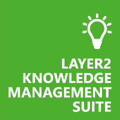 Layer2 Knowledge Management Product Logo Logo of our Layer2 Knowledge Management Suite big
