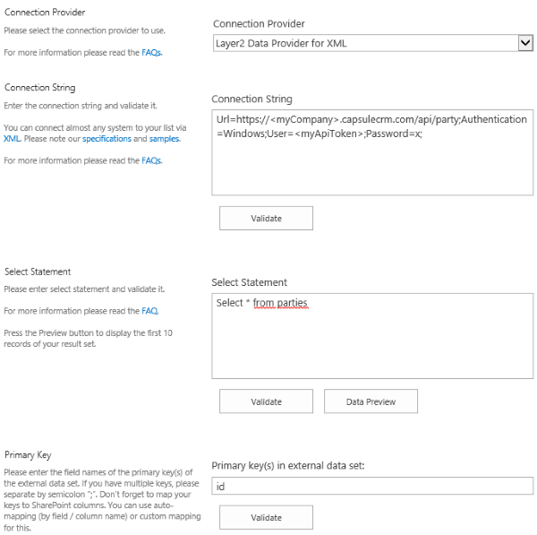 bdlc capsule crm sharepoint integration