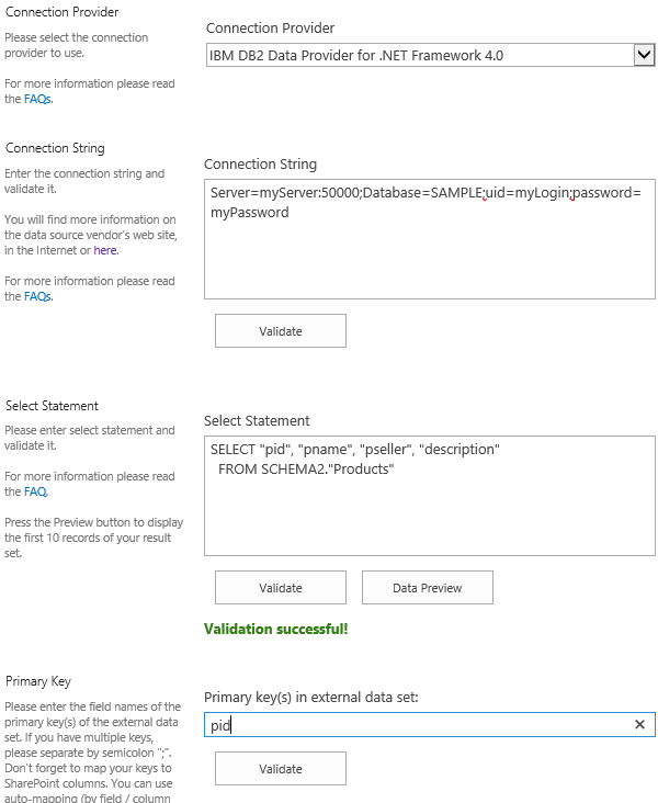 bdlc db2 sharepoint integration