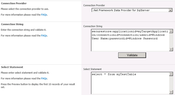 sharepoint external data secure store 7