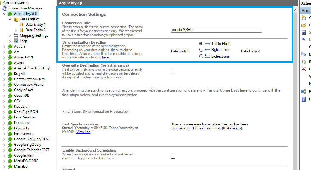 Step 1 Acquia connection setup Step 1 Acquia connection setup