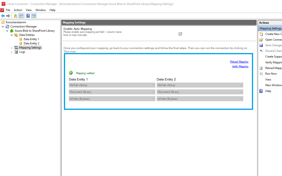 Layer2 Cloud Connector Mapping