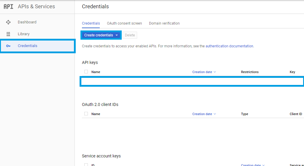 Google BigQuery client id and secret