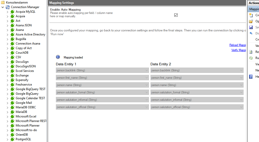 Step 4 CentralStationCRM integration mapping