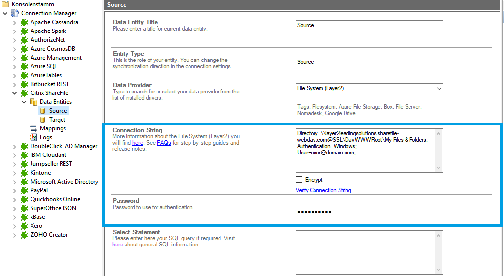 Step 2.5 Citrix ShareFile integration connection string setup.png