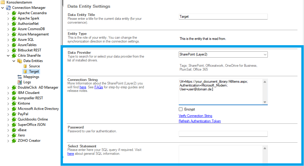 Step 3 Citrix ShareFile integration target setup.png