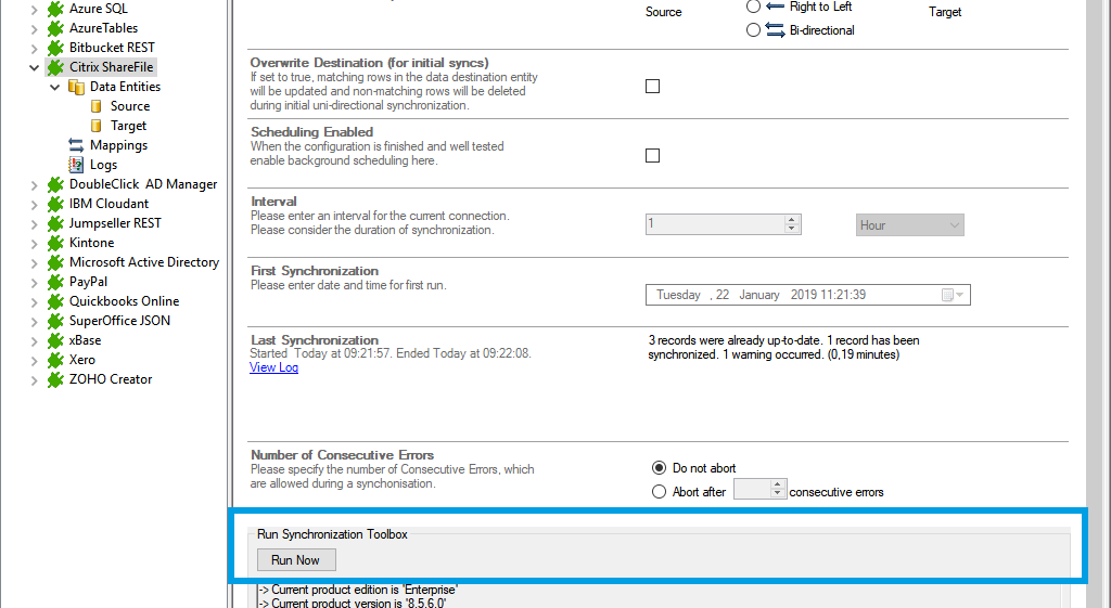 Step 5 Citrix ShareFile data integration start.png