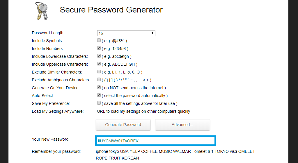 Generating API Key