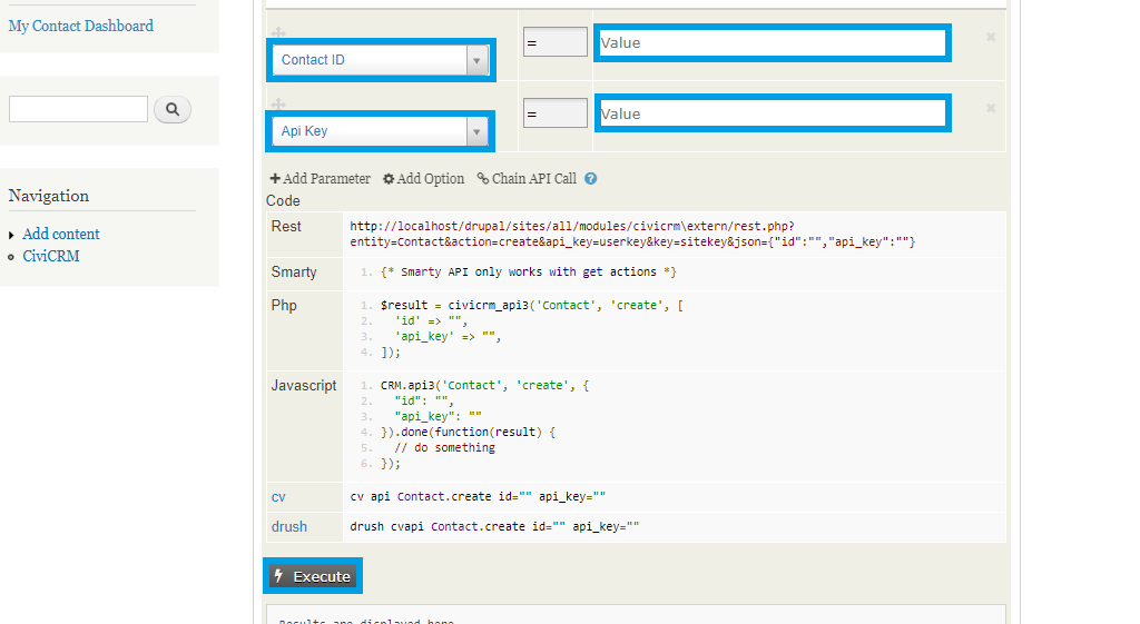 Setting API Key