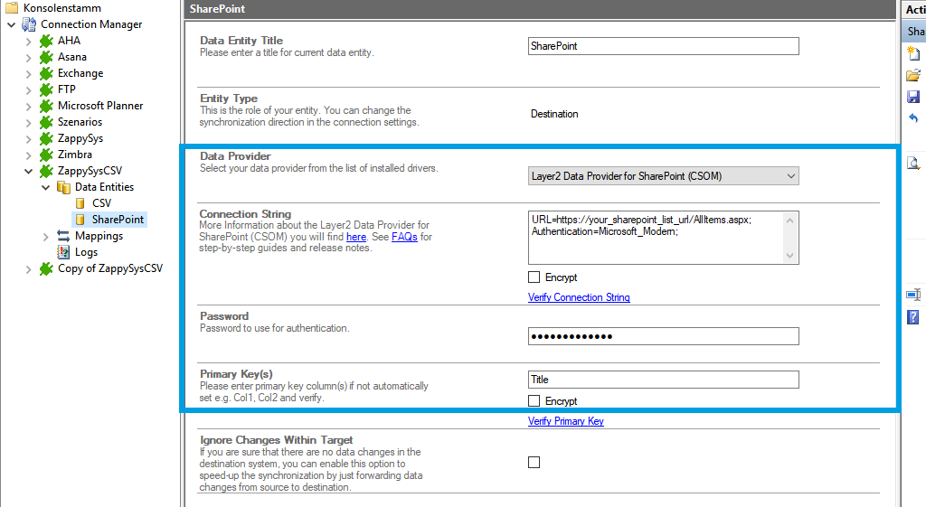 Step 3 CSV ZappySys integration target setup.png