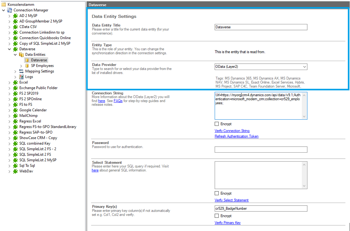 Microsoft Dataverse Data Entity 1