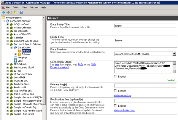 document replication office 365 source