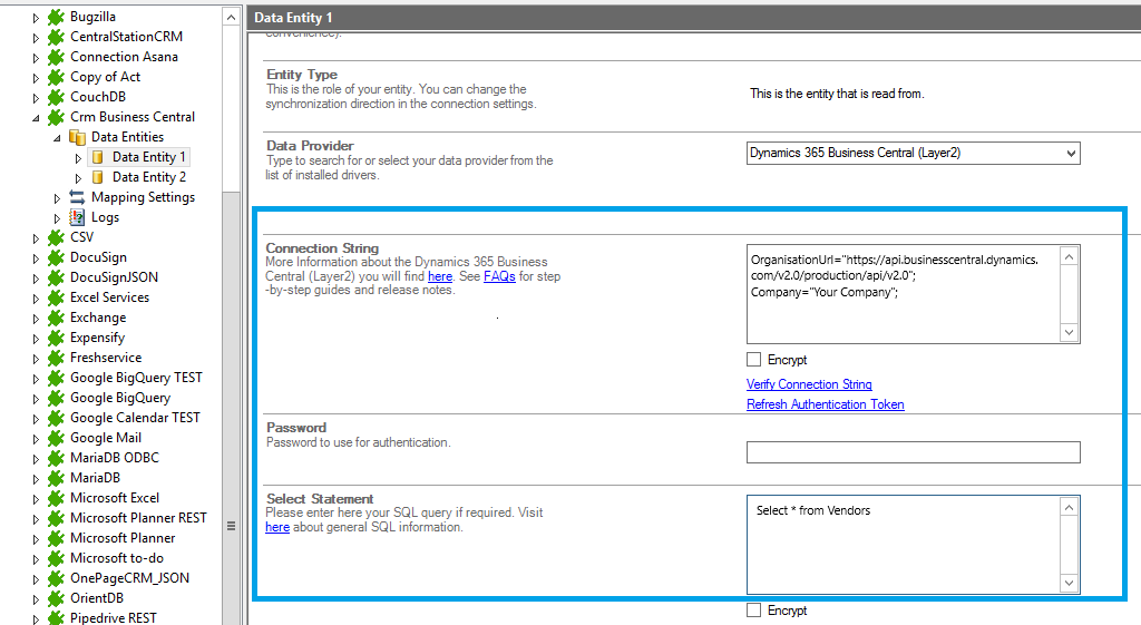 Step 2.5 Dynamics 365 Business Central integration connection string setup.png
