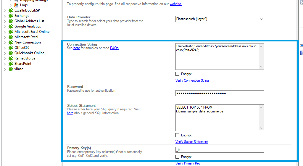 Step 2.5 Elasticsearch integration connection string setup.png