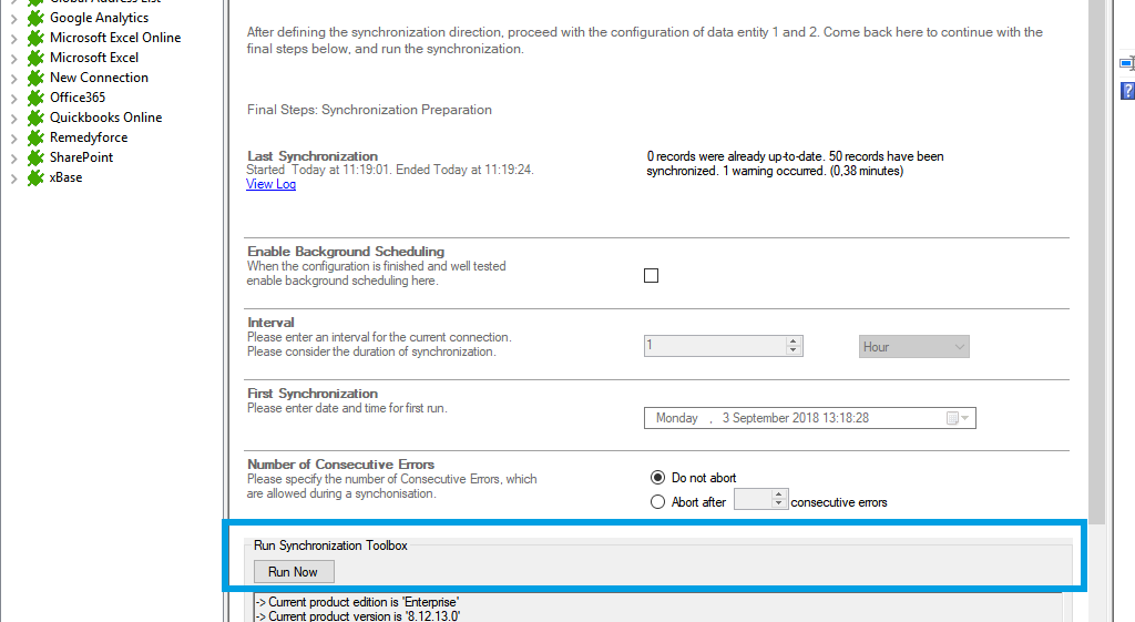 Step 5 Elasticsearch data integration start.png