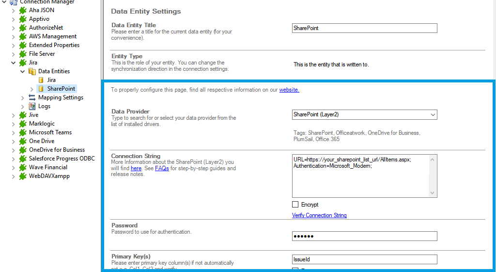 Step 3 Jira integration target setup