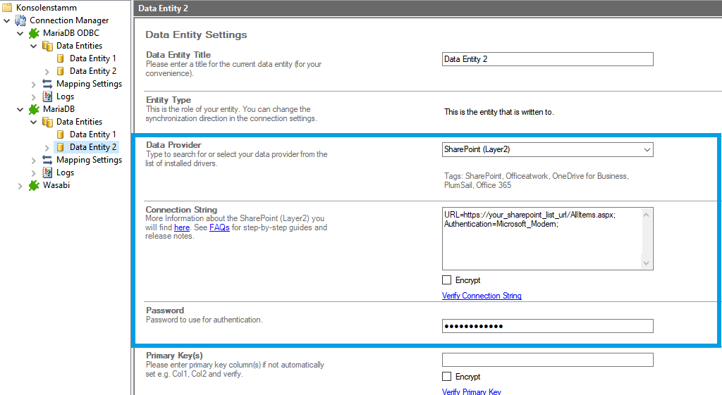 Step 3 MariaDB ODBC integration target setup.png