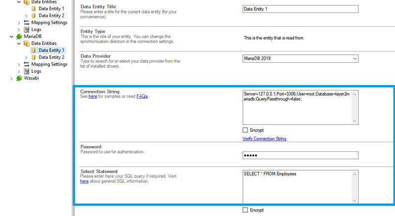 Step 2.5 MariaDB integration connection string setup.png