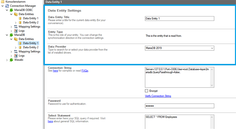 Step 2 MariaDB integration source setup.png