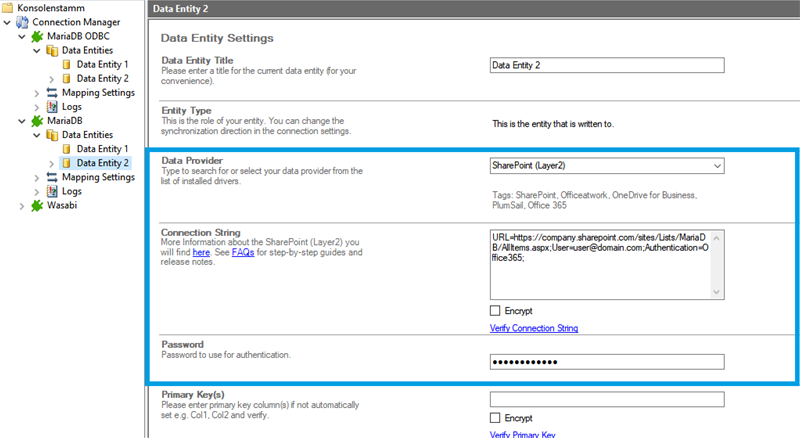 Step 3 MariaDB integration target setup.png