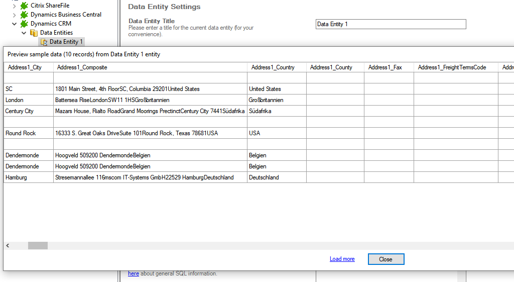 Preview data of Microsoft CRM integration.png