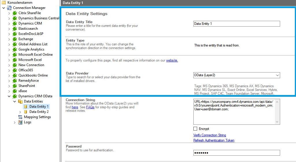 Step 2 Microsoft Dynamics CRM integration source setup.png