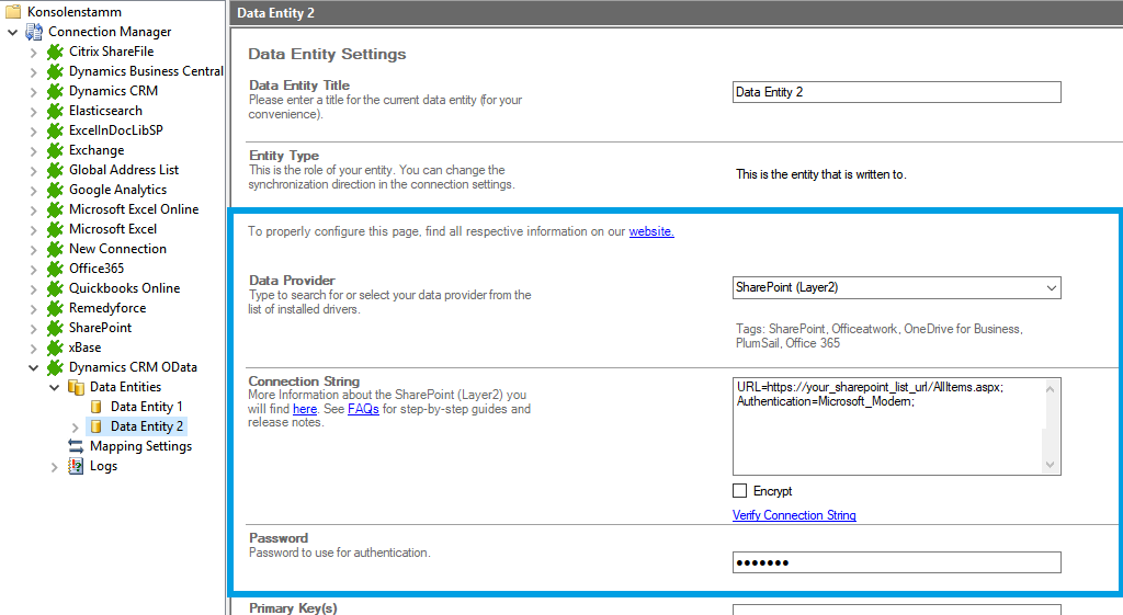 Step 3 Microsoft Dynamics CRM integration target setup.png