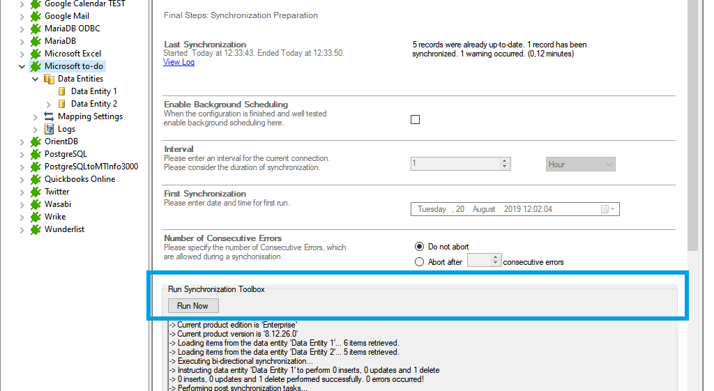 Step 5 Microsoft To-Do data integration start.png