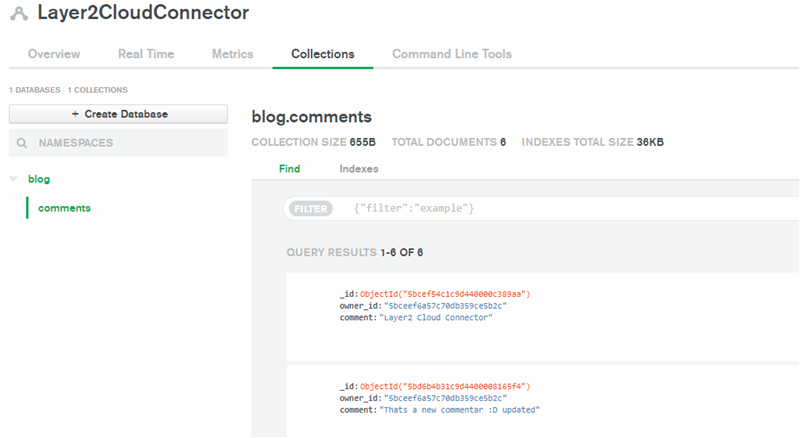 Data of MongoDB Cloud ready for integration with SharePoint