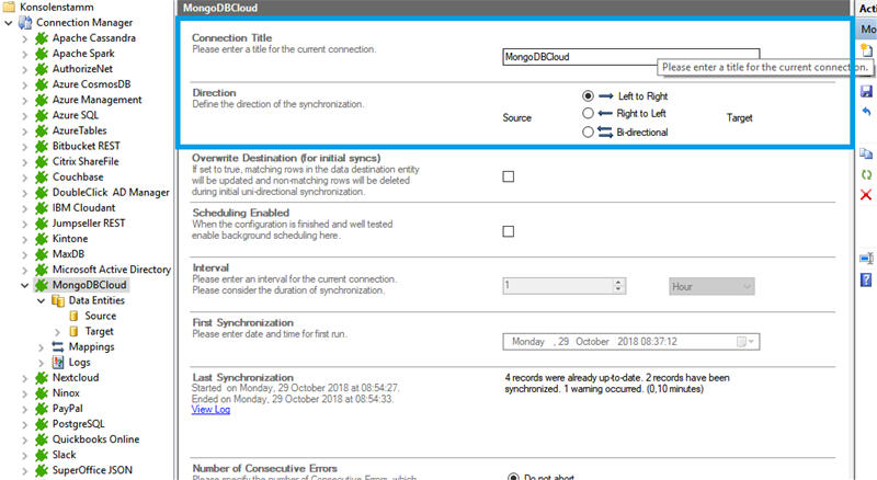 Step 1 MongoDB connection setup