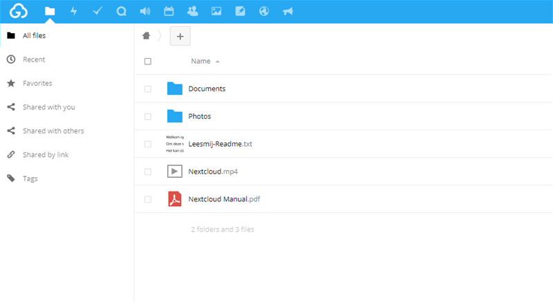 Screenshot of a Nextcloud integration preview