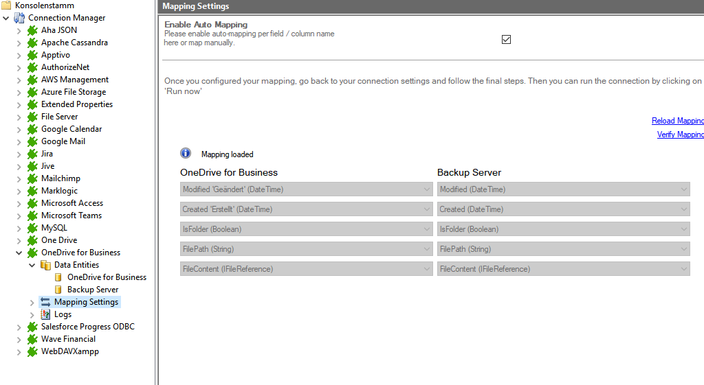 Step 4 OneDrive integration mapping Step 4 OneDrive integration mapping
