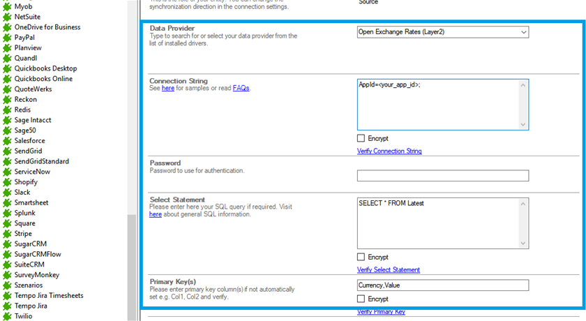 Step 2.5 Open Exchange Rates integration connection string setup.png