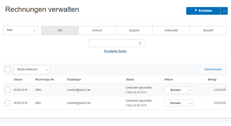 Data of PayPal ready for integration with SharePoint