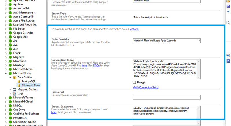 Step 3 PostgreSQL integration target setup