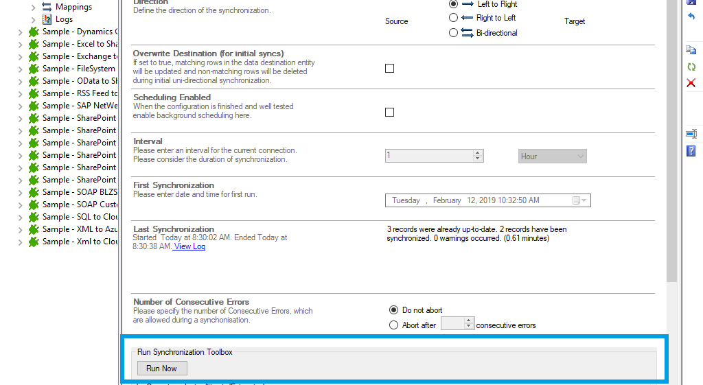 Start the data integration of quickbooks point of sale