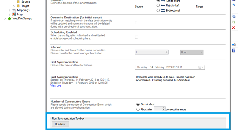 Step 5 Salesforce data integration start