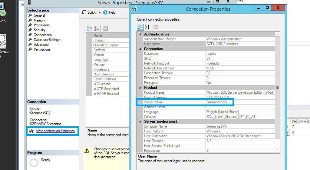 SCCM settings