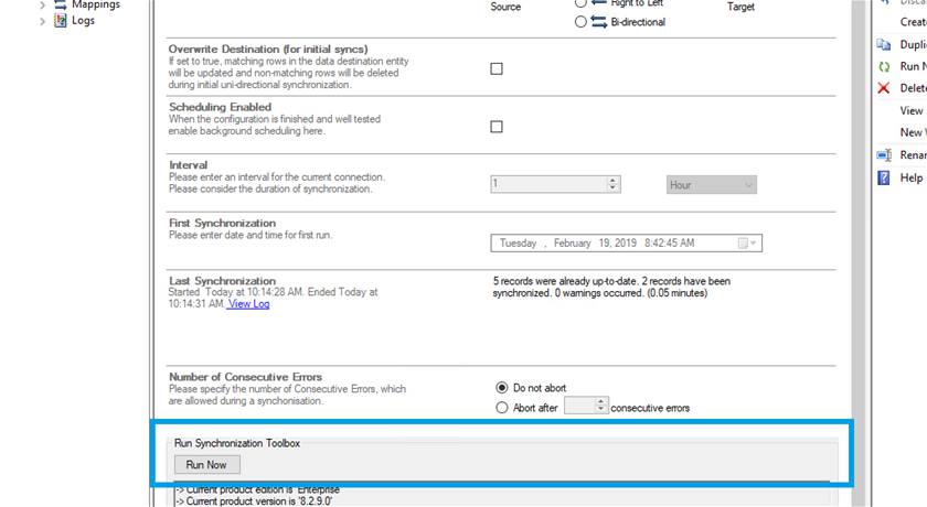 Step 5 SSCM data integration start