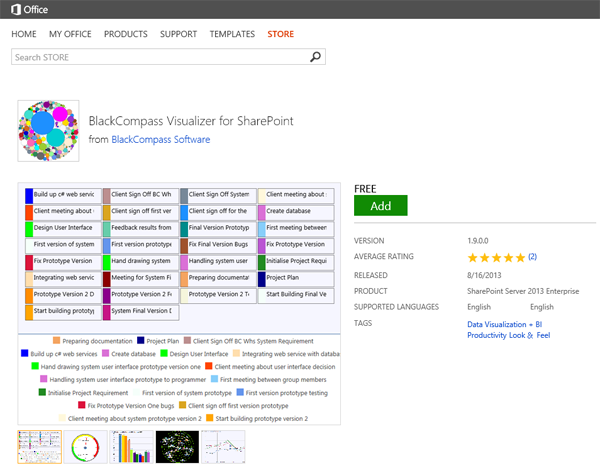 SharePoint-App-Balck-Compass-Charts-Office-365.png