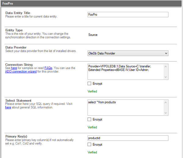VISUAL FOXPRO OLEDB DRIVER FOR WINDOWS 10