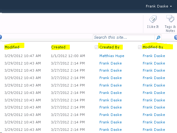 sharepoint metadata