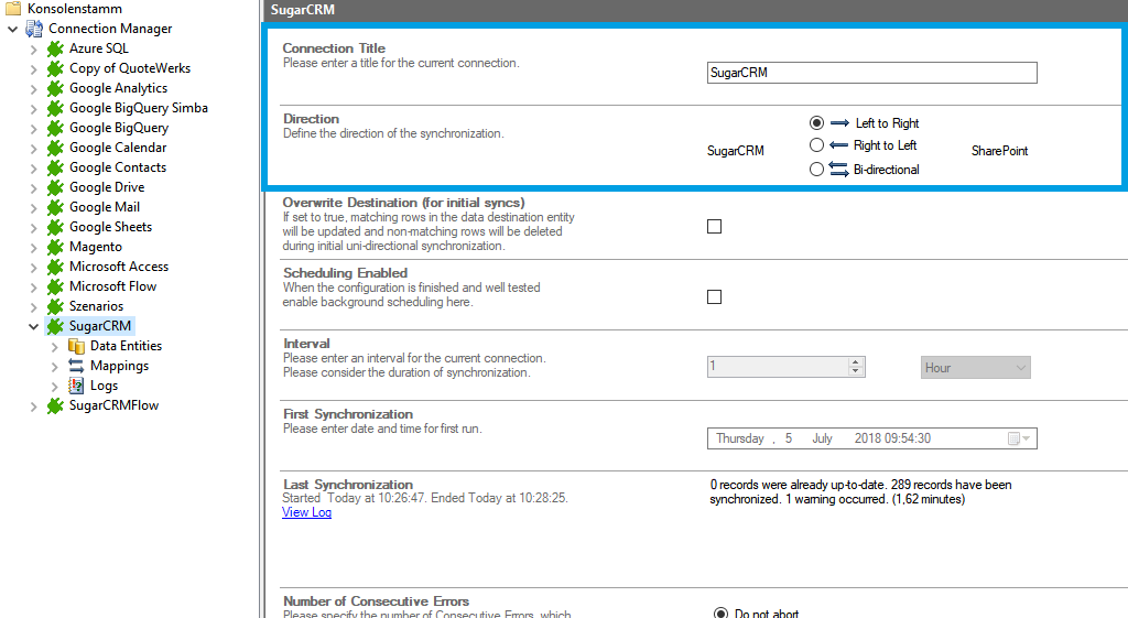 Step 1 SugarCRM connection setup.png