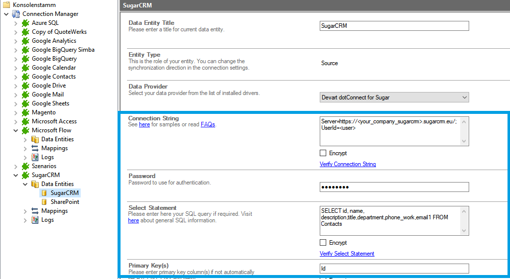 Step 2.5 SugarCRM integration connection string setup.png