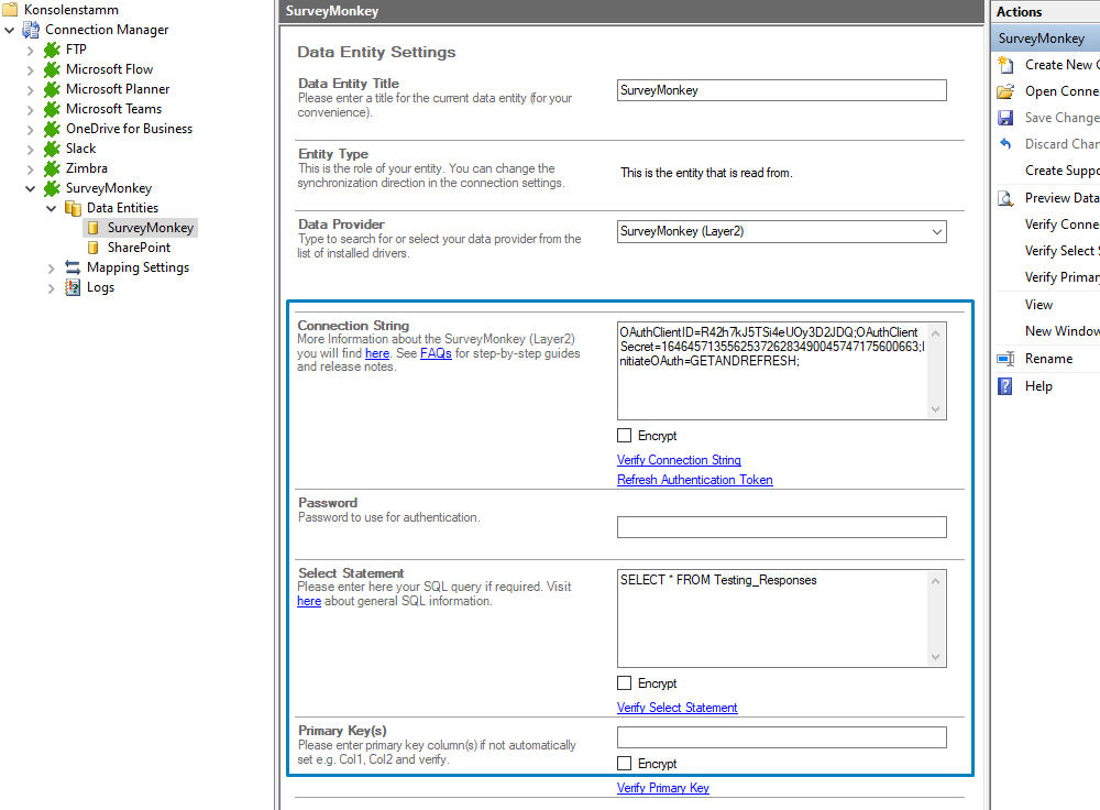 surveymonkey integrations with 100
