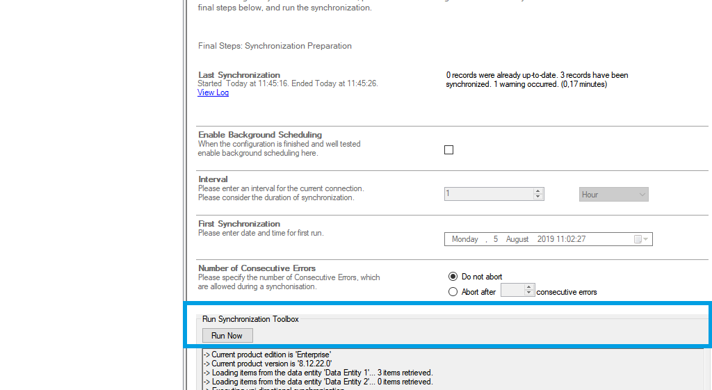 Start the data integration of wrike