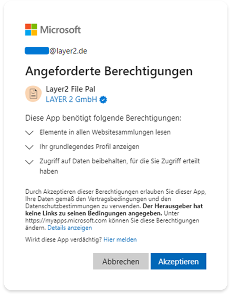 Consent screen 1 Step 5 Consent screen 1
