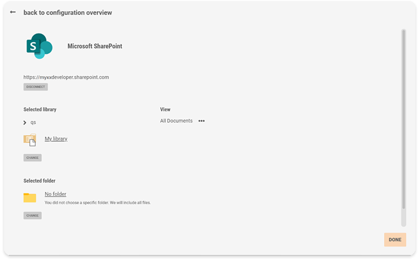 Step 8 Library is selected