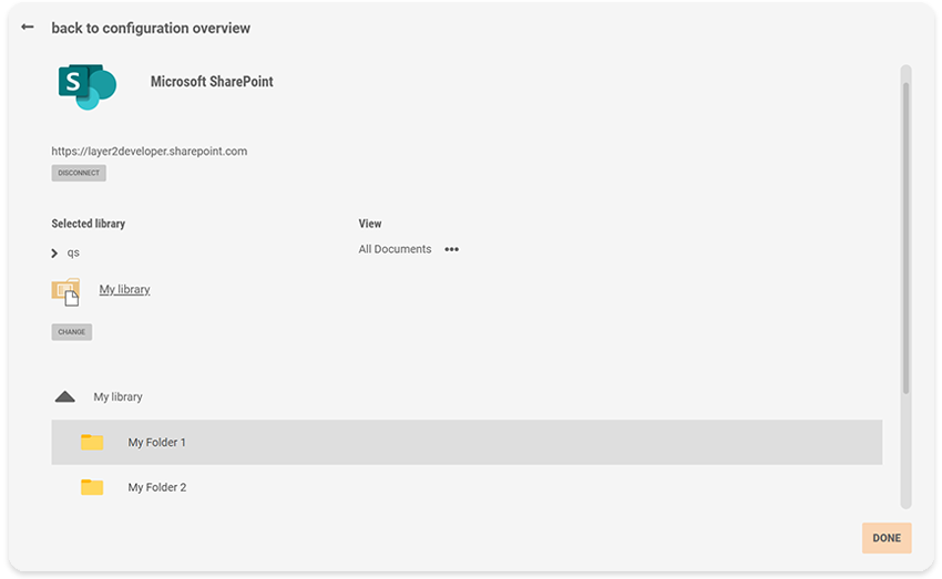 Library is configured